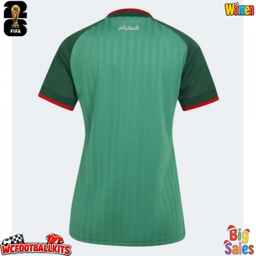 Algeria Replica Away Stadium Shirt for Women World Cup 2026 Short Sleeve